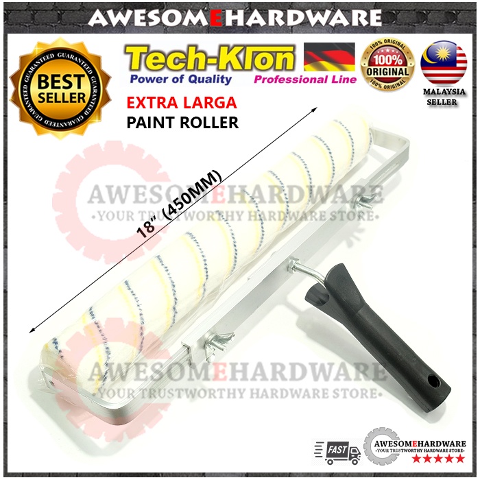(EXTRA BIG) TECH KLON ALUMINIUM 18" PAINT ROLLER SET Shopee Malaysia
