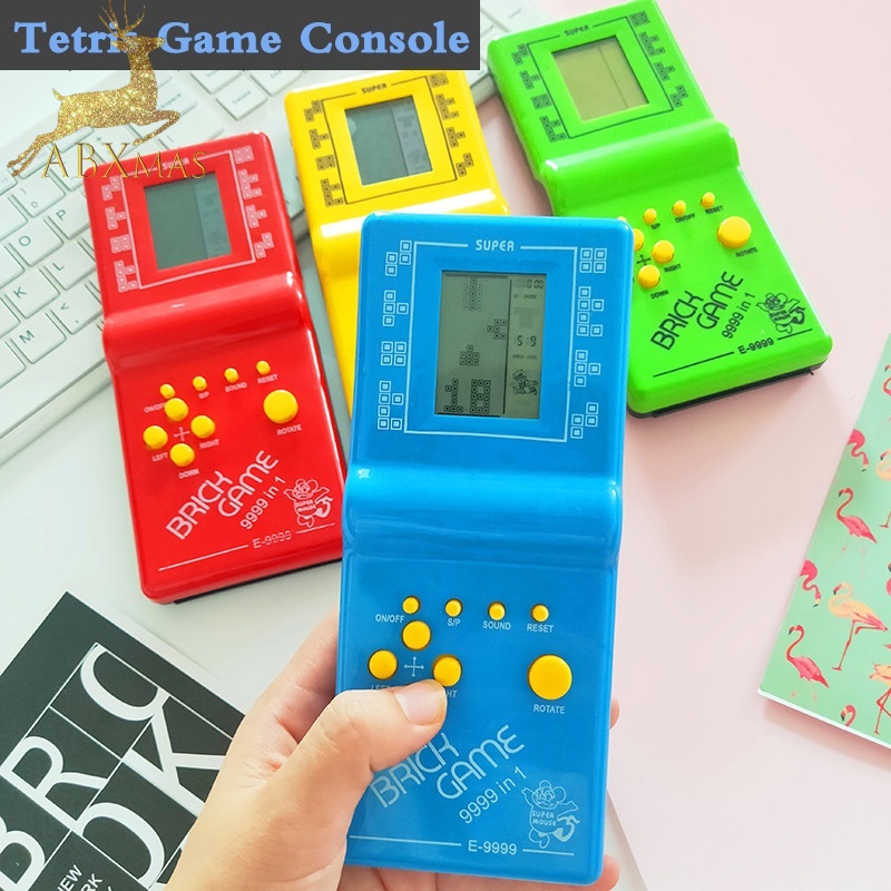 Portable Game Console Tetris Handheld Game Players/ LCD Screen Electronic Game Toys/ Pocket Game Console Classic Childhood Gift