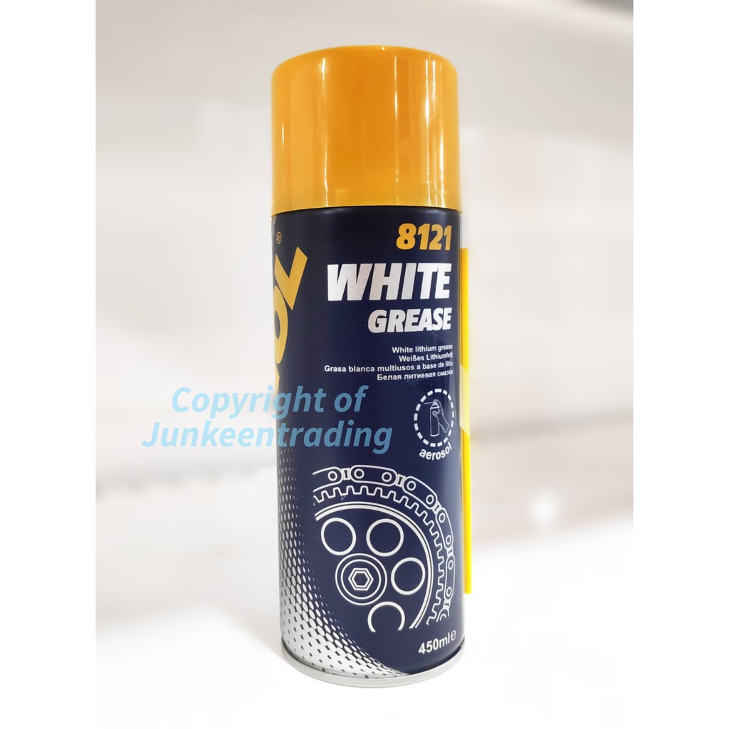 MANNOL White Grease Lithium Based (450mL) Lubricate moving metal