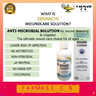 Dermacyn Wound Care Solution For Wound Cleansing 100ml ...