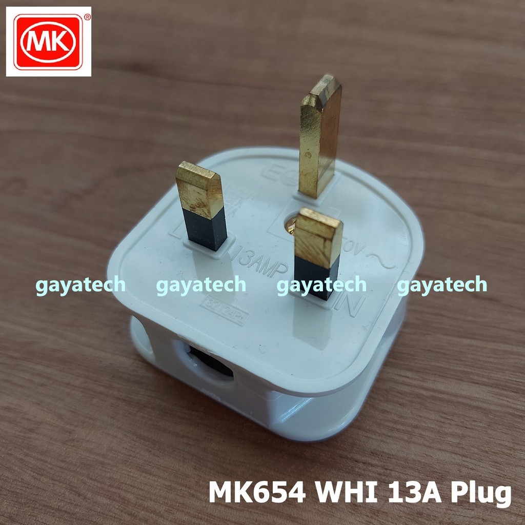 Mk 13a 250v Plug Top Mk654 Whi 3 Pins Plug Ready Stock Shopee