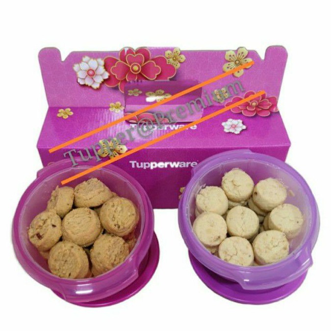 ❤️READY STOCK 2021❤️Tupperware CNY Cookies Gift Set include box as same like pic