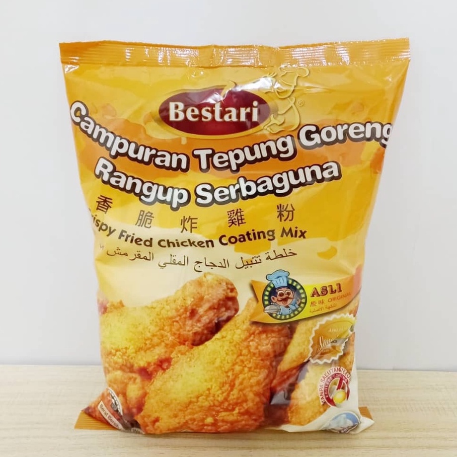 Bestari Crispy Fried Chicken Coating Mix Campuran Tepung Goreng Rangup