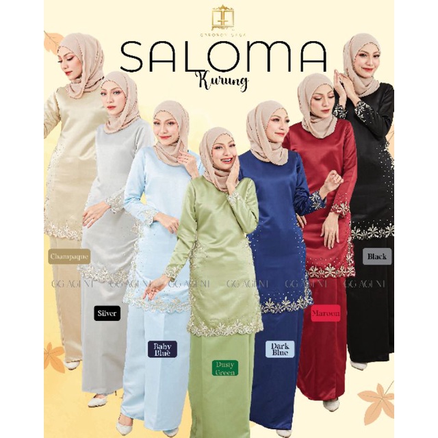 ❌NO COD- SALOMA KURUNG MODERN DUCHESS SATIN