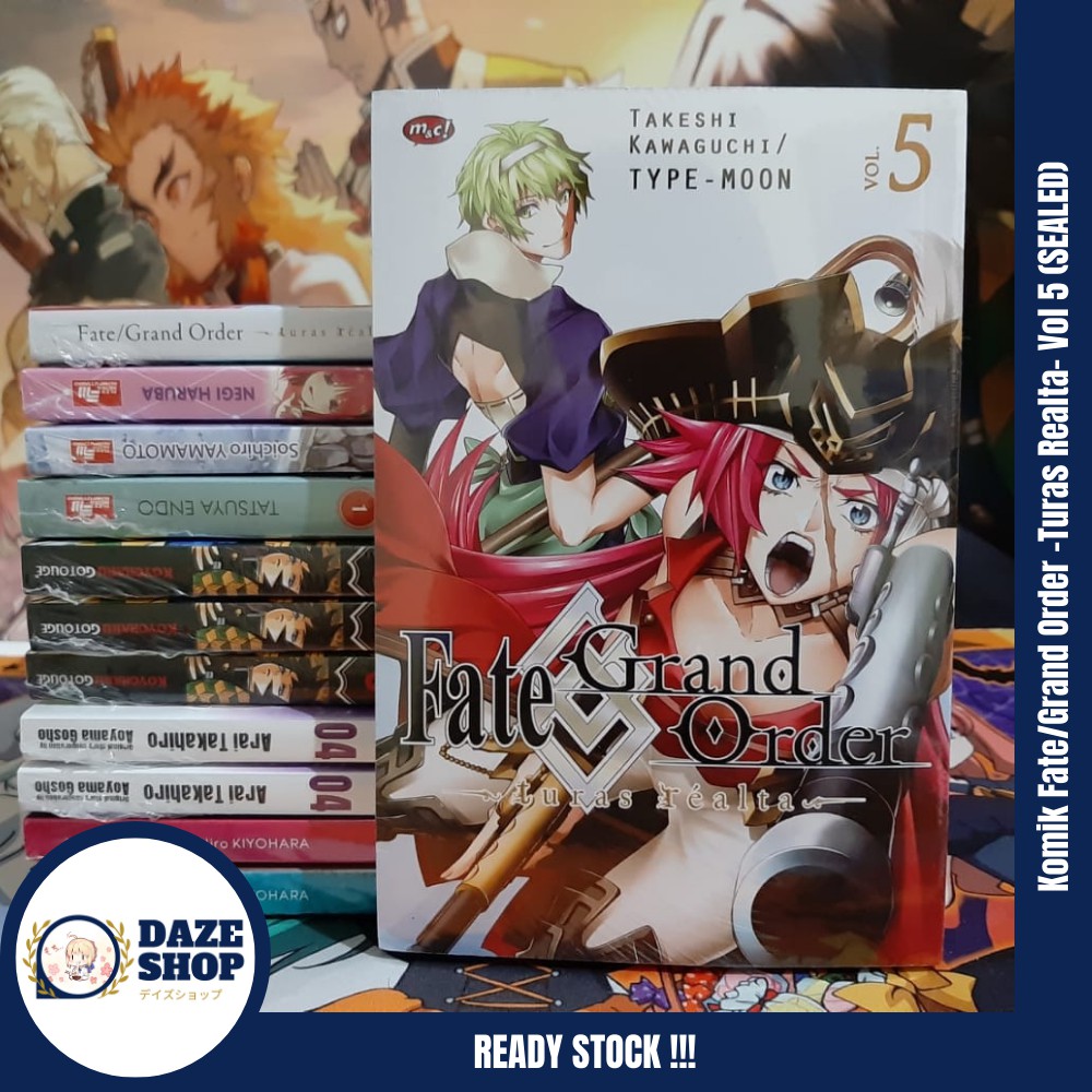 Fate Grand Order Comics Realta Touras Vol 5 Sealed Shopee Malaysia