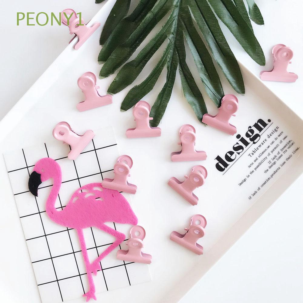 5 10pcs Diy Decoration Pink Color Photo Pegs Cute Metal Binder