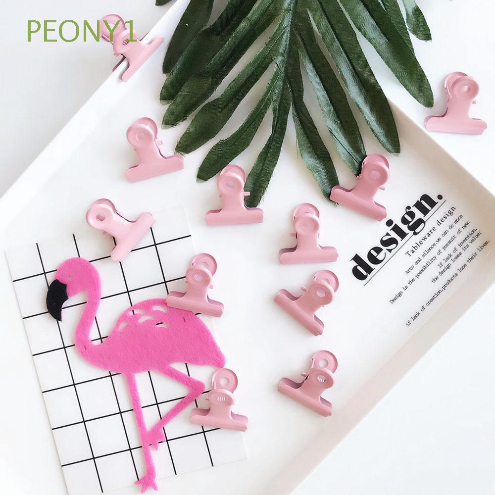 5 10pcs Diy Decoration Pink Color Photo Pegs Cute Metal Binder