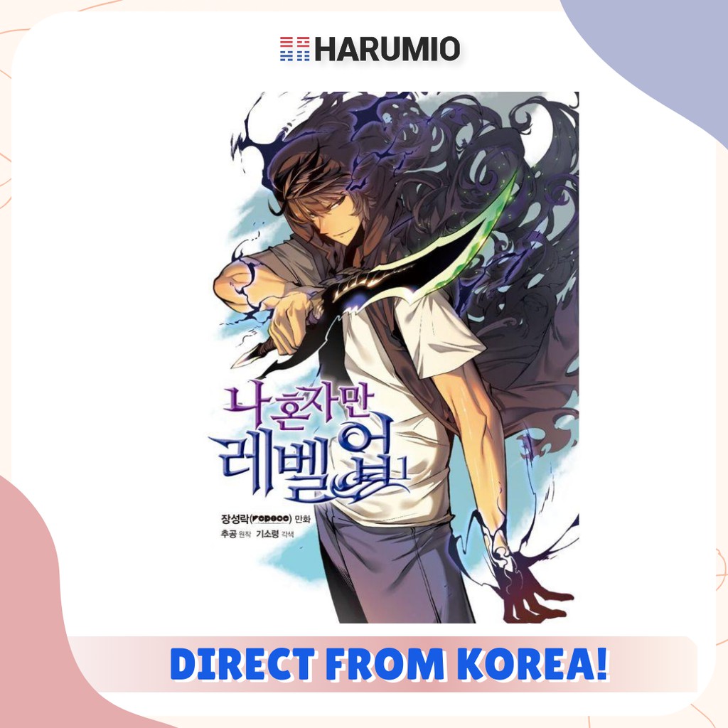 Korea Manhwa I Alone Level Up Solo Leveling Vol 1 Vol 4 Comic Book Webtoon And Exclusive Comics