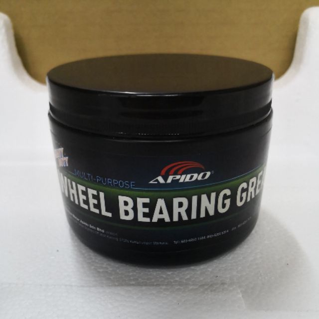 Apido Wheel Bearing Cup Grease (350gm) Green // Hijau Multiple use