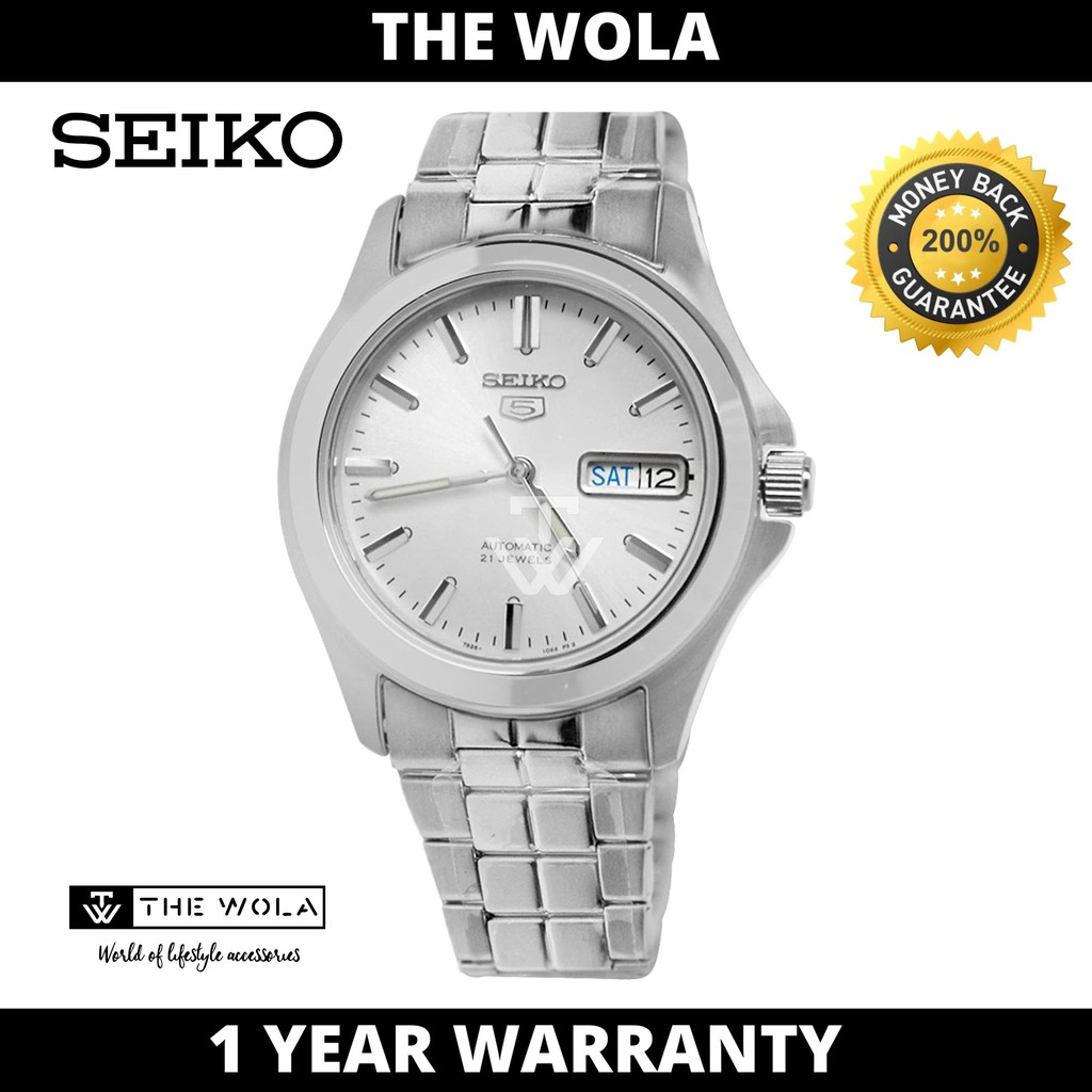 Seiko Men's SNKK87K1 Seiko 5 Automatic Stainless Steel Band Sport Watch