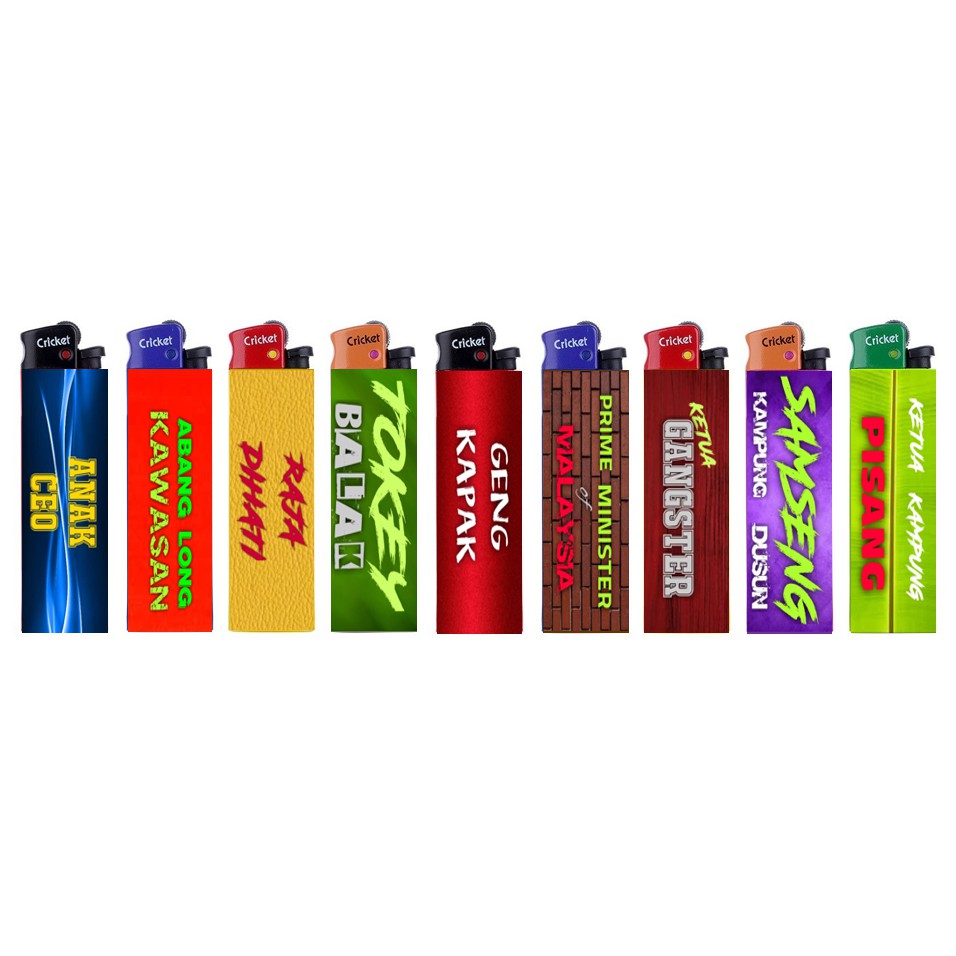 SENDIRI PUNYA LIGHTER SPECIAL 9 PCS LIMITED EDITION CUSTOM LIGHTER