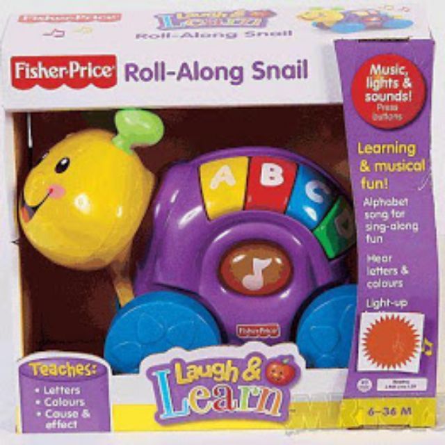 fisher price roll along snail