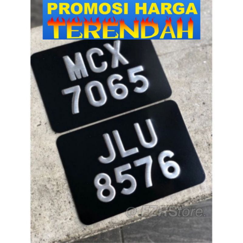 Nombor Plate Motor Besi /Ketuk /Aluminium/Press /Zinc KL Design 