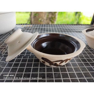 periuk tanah / claypot.. 400ml (kod200B,200A) corak buluh ...