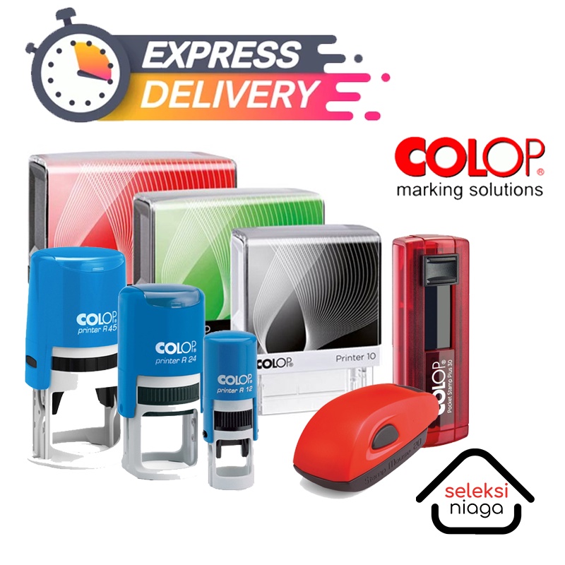 COLOP RUBBER STAMP [ PRINTER + RUBBER ] SHIPPING IN 24 HOURS Shopee Malaysia