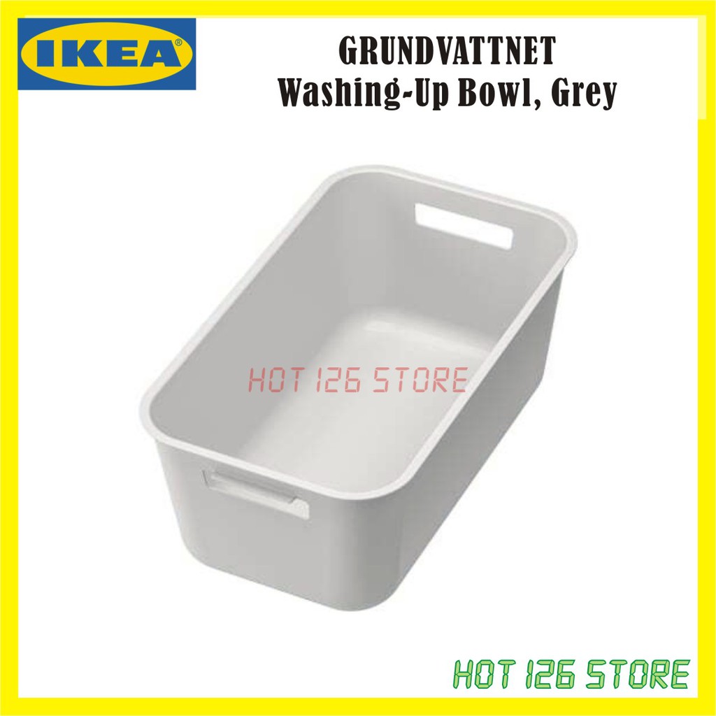 Onweersbui vertel het me Algebra IKEA GRUNDVATTNET Washing-Up Bowl, Grey | Shopee Malaysia