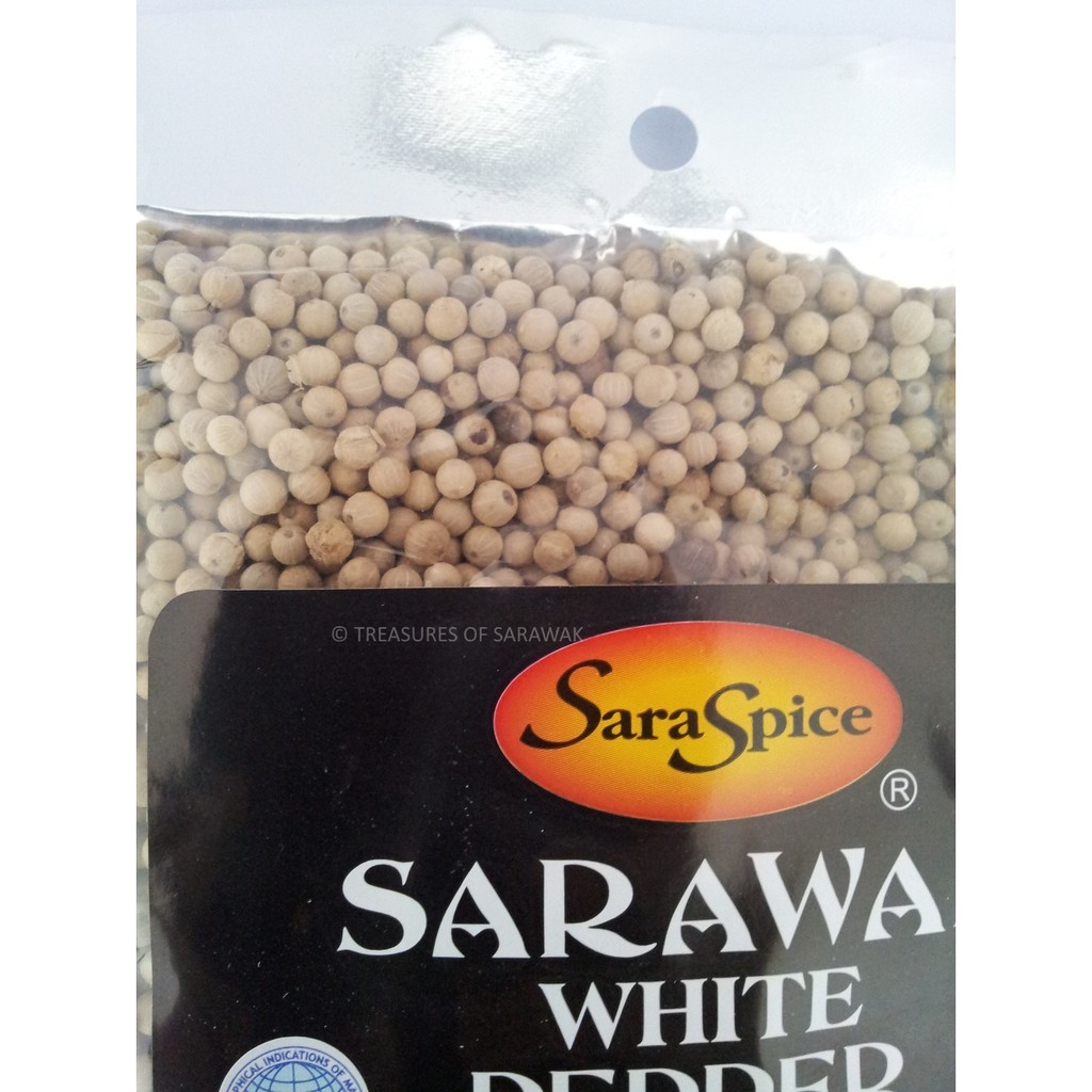 Sarawak White Pepper Whole Berries 200g Sara Spice Shopee Malaysia