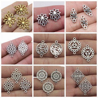 60 Pieces Flower Connectors Jewelry Findings Componentsjewelry Wholesale Bulk