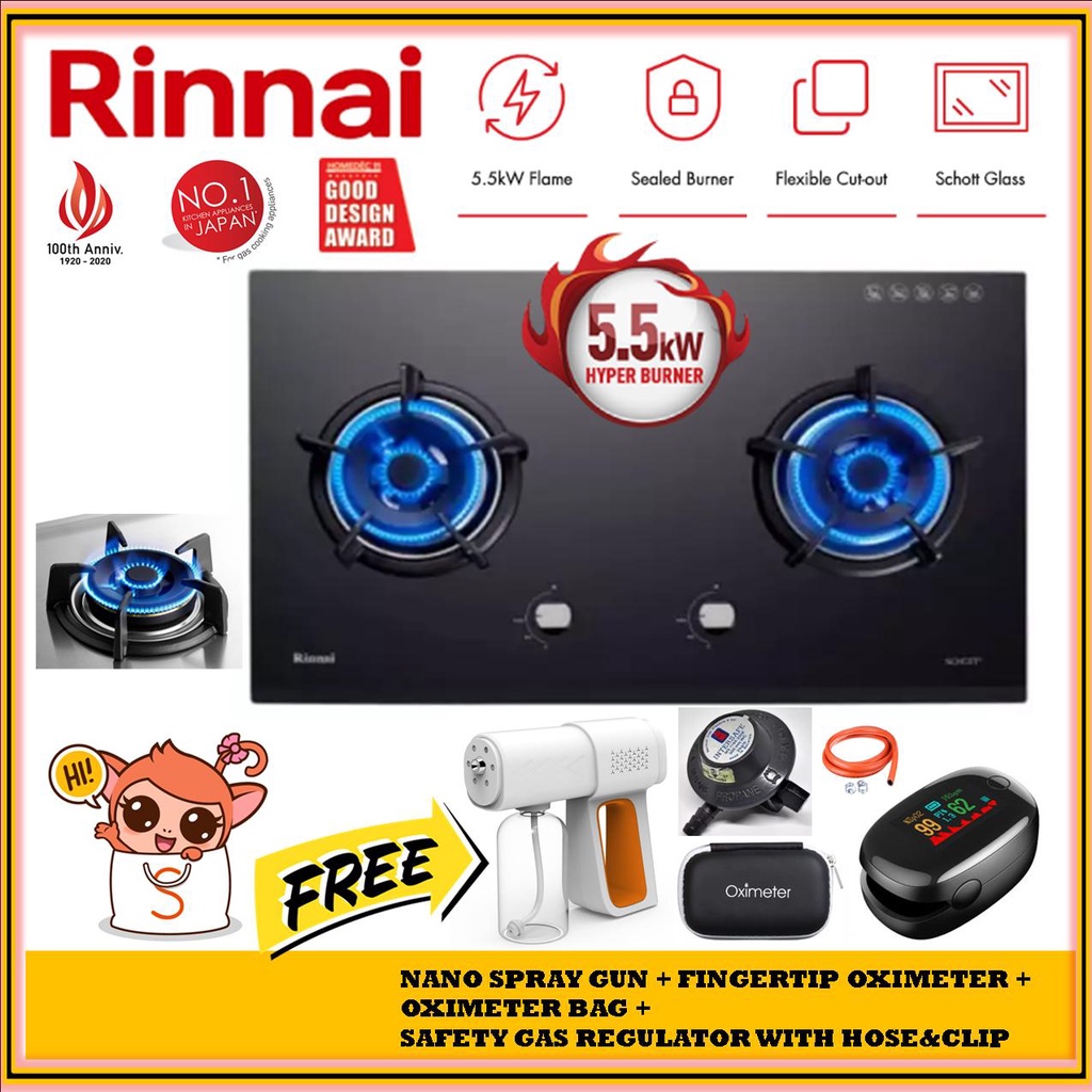 Buy Rinnai Rb 72g Built In 2burner Gas Hob Gas Stove Rb72g Hyper Burner Seetracker Malaysia