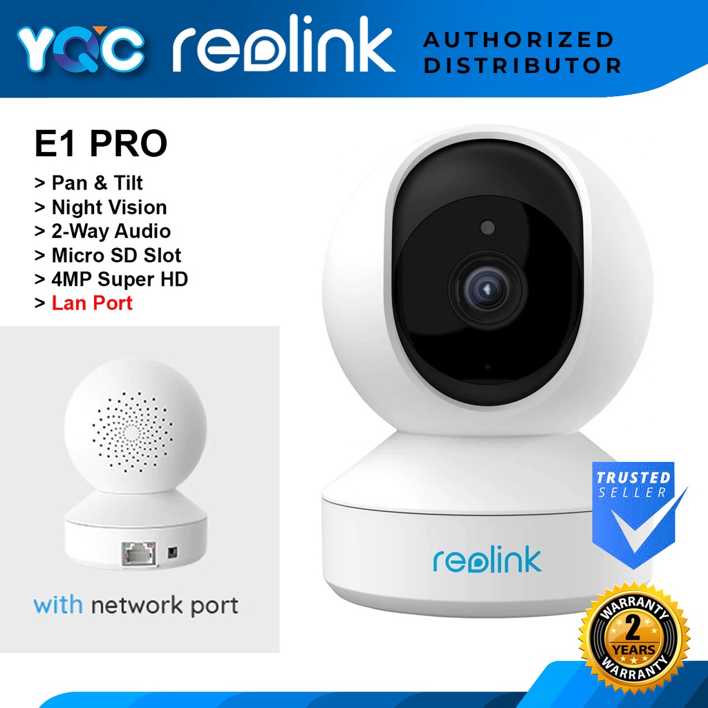 Reolink E1 Pro Wireless PT Smart Home Camera CCTV IP 4MP 4 MP Super HD ...