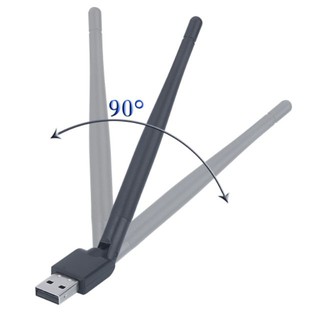 Buzztech Mini 150Mbps USB WiFi Wireless Network Card 802.11 n/g/b LAN Adapter with Antenna