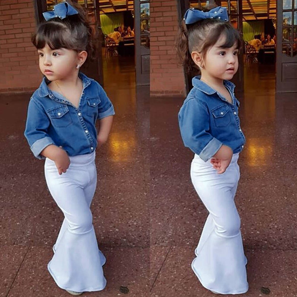 denim shirt for baby girl