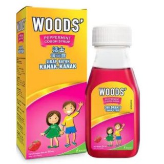 WOOD'S PEPPERMINT COUGH SYRUP 50ML / UBAT BATUK UNTUK KANAKKANAK DAN