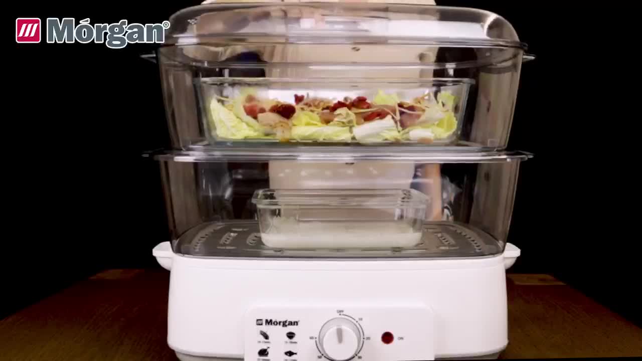 Food Steamer 2 Tier Nutristeam (28 L) MFS29 MFS29(BK) MFS29