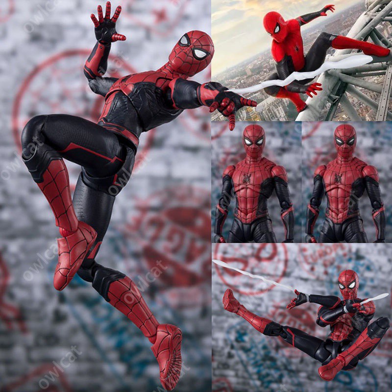 Spiderman SHF Figure (Spider-Man: Far From Home Ver.) Movie Version  Avengers Super Hero Peter Parker Simple Style&Heroic Action Figure   Peter Benjamin Parker No Way home | Shopee Malaysia