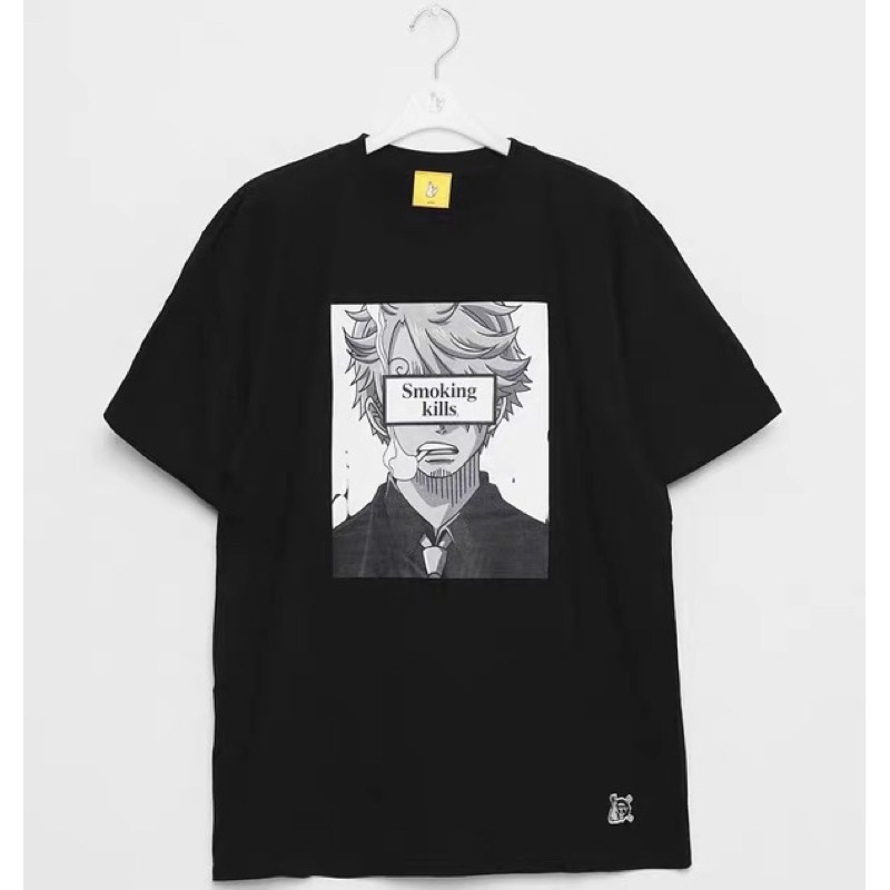 Fr2 Japan Fxxking Rabbits X One Piece Sanji Smoking Kills Tee T Shirt Pre Order Shopee Malaysia