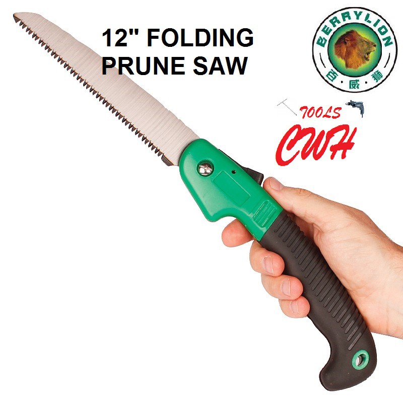 12" BERRYLION PRUNE SAW PRUNING PRUNNING SHEAR CUTTER KNIFE Shopee
