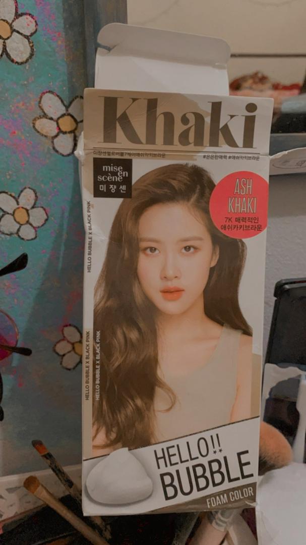 MISE EN SCENE Hello Bubble Ash Khaki Brown Hair Color 1s | Shopee Malaysia