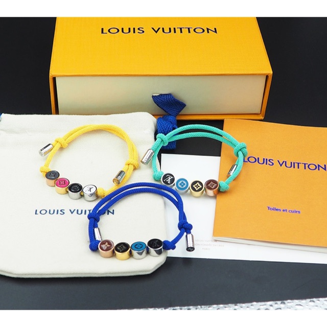 The new Louis vuitton LV Colors Beads Beads in enamel bracelets for men and women | Shopee Malaysia