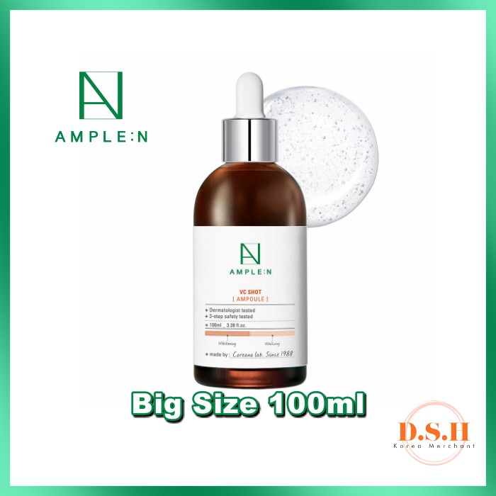 Ample N Vc Shot Ampoule 100ml Vitamin C Radiance Effect Shopee Malaysia
