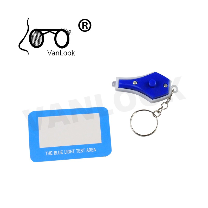 Anti Blue Ray Testing Paper Card Flash Light Blocking Blue Light Test Shopee Malaysia