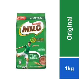 Image of NESTLE MILO ACTIV-GO CHOCOLATE MALT POWDER Softpack 1kg