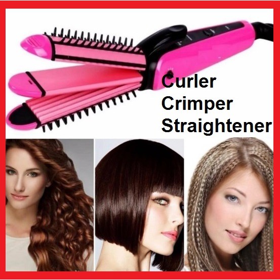 easy straightener curls