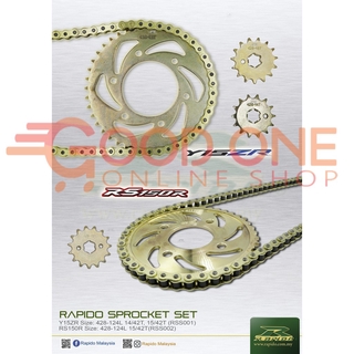 honda rs 150 sprocket combination