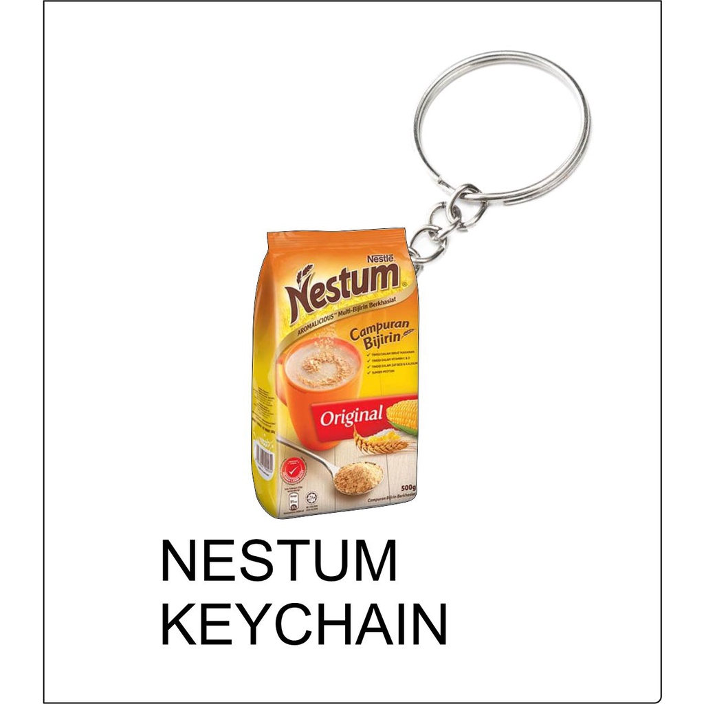 nestum food keychain 2d