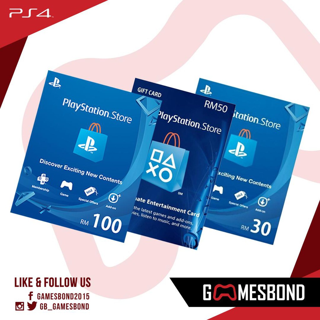 prepaid gamer card ps4