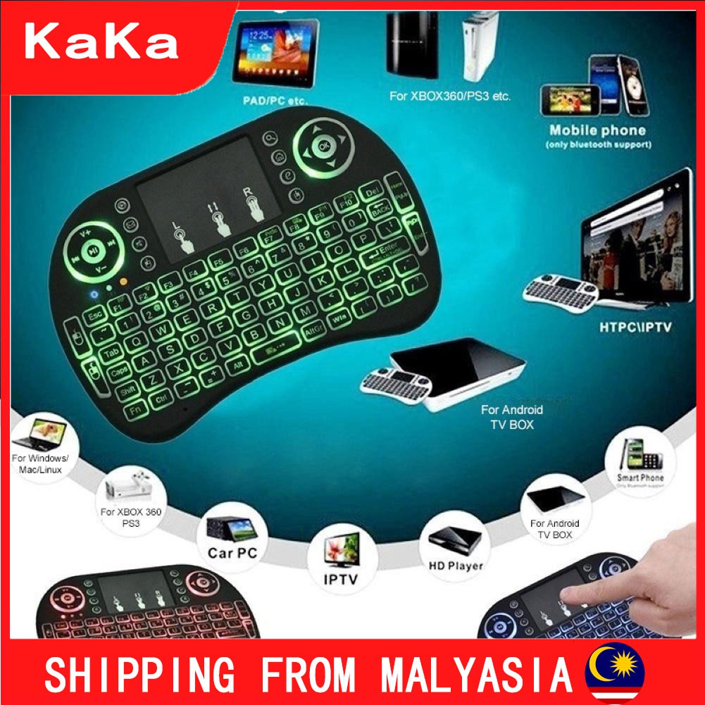 I8 Mini Keyboard Mouse 2 4ghz Wireless Touchpad Keyboard And Mouse For Ps4 Google Android Tv Box Gaming Shopee Malaysia