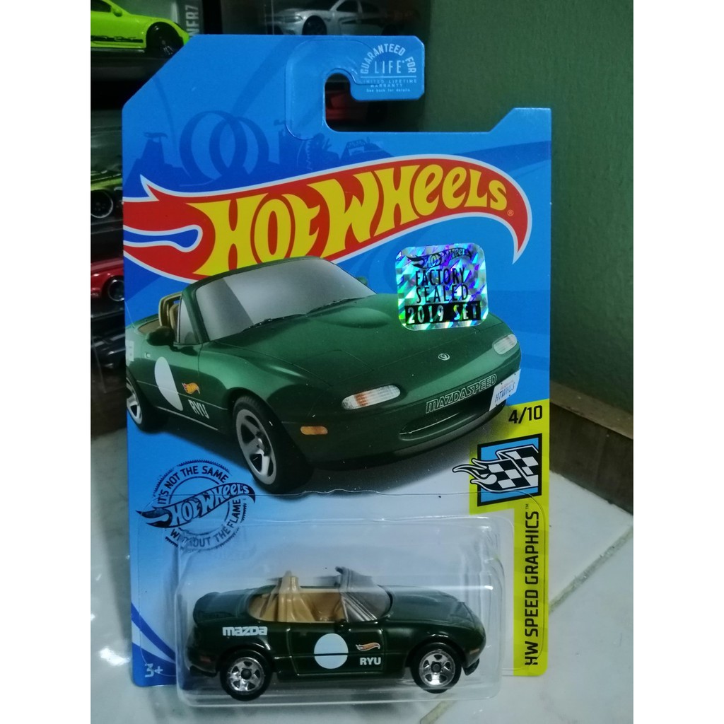 2019 Hot Wheels HW SPEED GRAPHICS 4/10 '91 Mazda MX-5 Miata 184/250