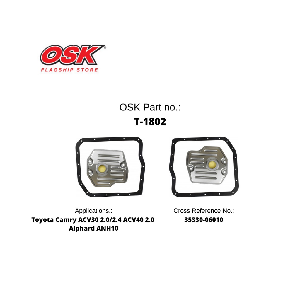 OSK TRANSMISSION FILTER for Toyota Camry ACV30 2.0/2.4 ACV40 2.0