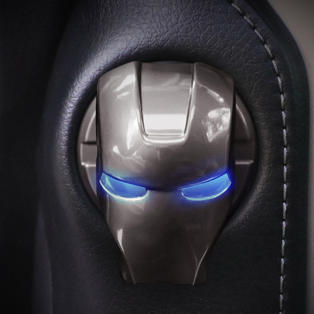 Iron Man Car Interior Engine Ignition Start Stop Push Button Switch