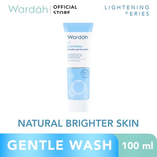 Wardah Lightening Micellar Gentle Wash (100ml) | Shopee