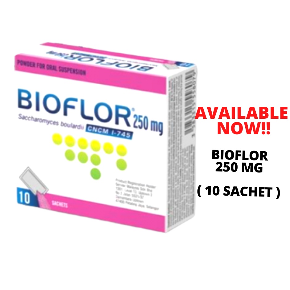 Bioflor 250 Mg ( 10 Sachet ) ~ Oral Use 