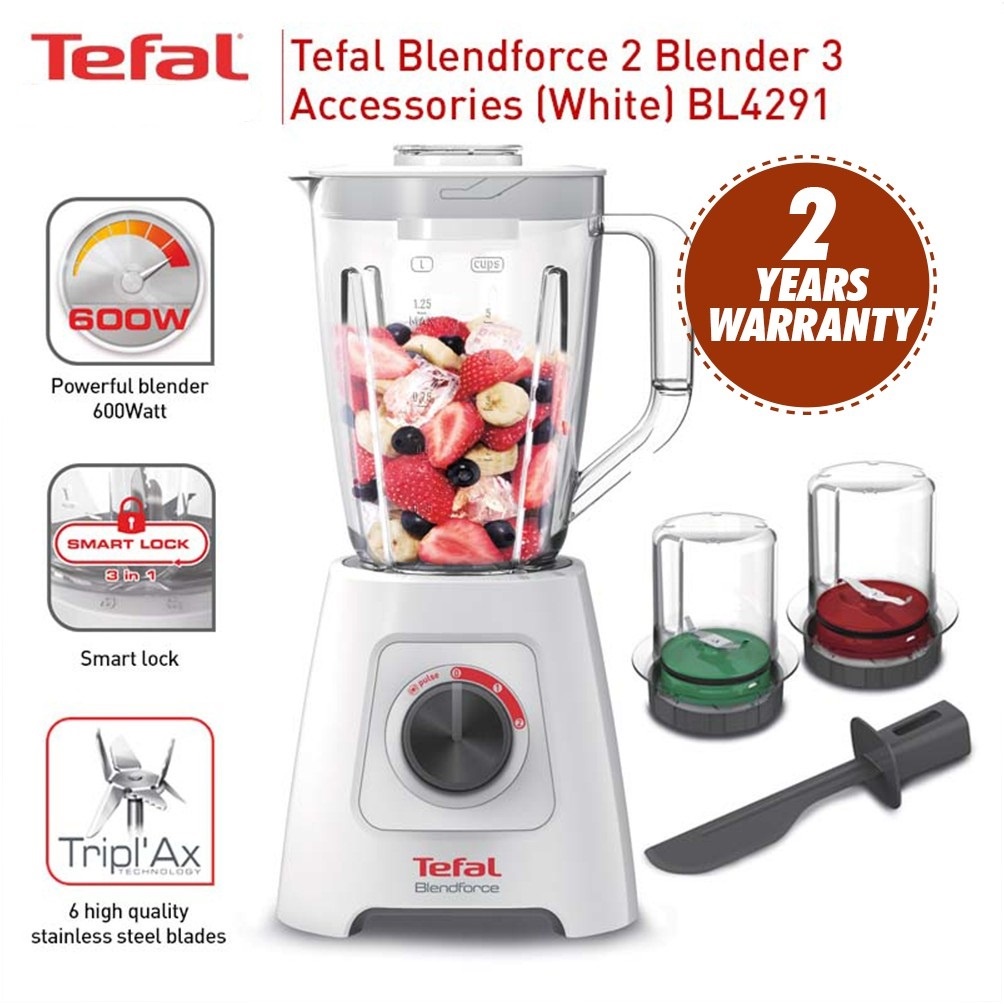 Tefal Blendforce 2 Blender 3 Accessories Blender / Mesin Pengisar (BL4291)