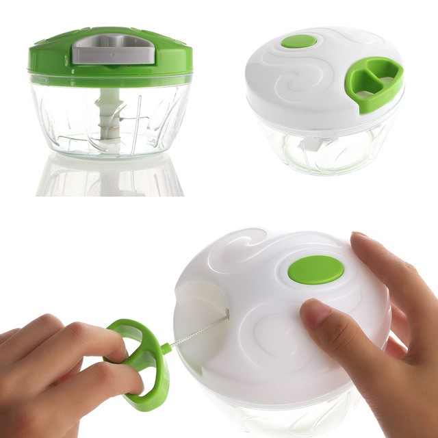 Manual Food Chopper Mini Hand Held Food Processor/Mixer/Blender