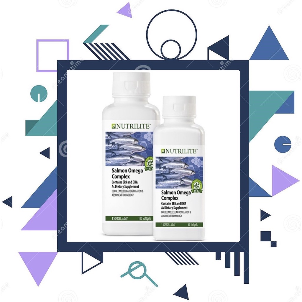 Amway Salmon Omega Complex ( 60 / 120 SOFTGELS ) NUTRILITE Shopee