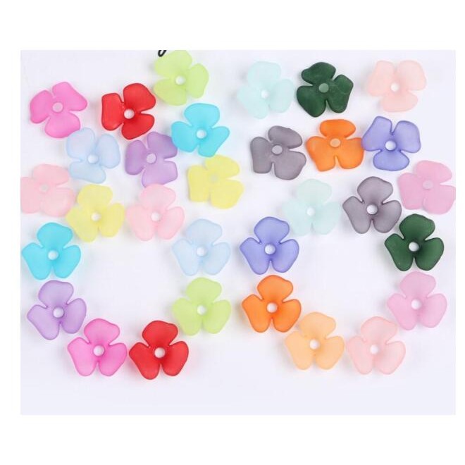 50Pcs/lot Fashion DIY Acrylic Flower Loose Beads,headdress flower ...